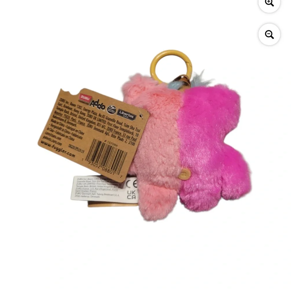 Fuggler Baby WIDE EYE SCREECH Pinkies Keyring by Zuru‎